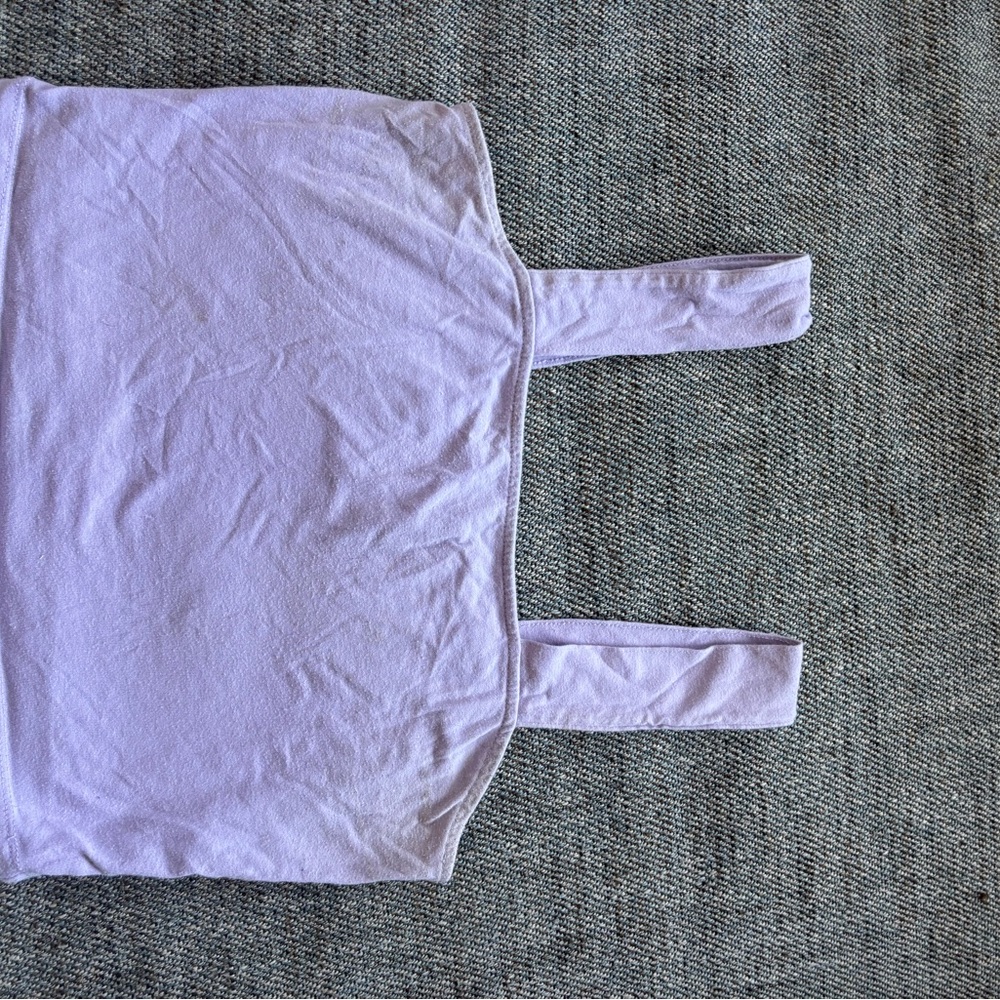 Lavender Crop Top